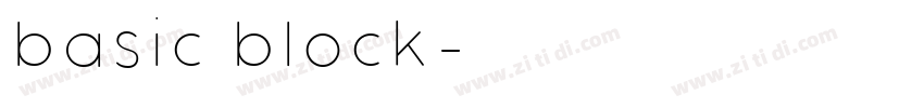 basic block字体转换 basic block字体转换